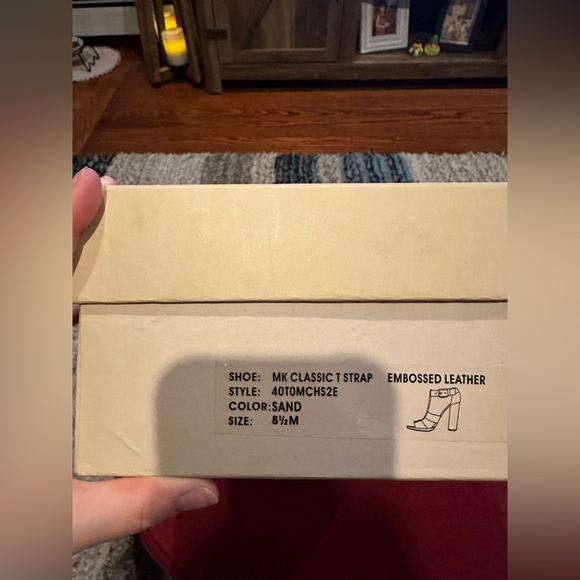 Michael Kors Snake Print Sandal Heels - size 8.5 - Picture 2 of 5